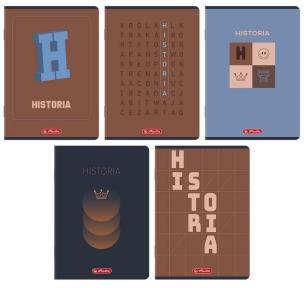 Opakowanie Zeszyt A5/60K kratka Historia (10szt) HERLITZ
