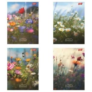 Zeszyt A5/60K linia Romantic Meadow (10szt). Wydawca: UNIPAP. Multiszop.pl Opakowanie Zeszyt A5/60K linia Romantic Meadow (10szt)