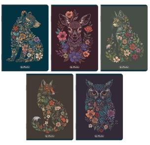 Opakowanie Zeszyt A5/80K kratka Florimals (5szt) HERLITZ