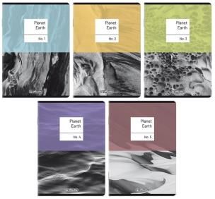 Opakowanie Zeszyt A5/80K kratka Premium Earth (5szt) HERLITZ