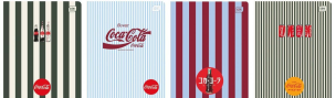 Opakowanie Zeszyt A5/80K kratka Soft Touch Coca Cola (10szt)