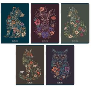 Opakowanie Zeszyt A5/80K linia Florimals (5szt) HERLITZ