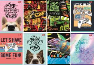 Opakowanie Zeszyt do słówek A6/16K kratka mix