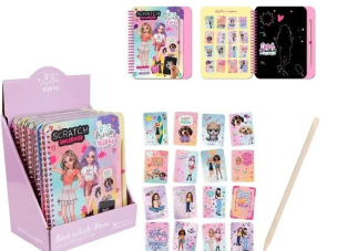 Opakowanie Zeszyt do zdrapywania BDGirls