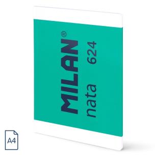 Zeszyt klejony A4/48K linia 1918 zielony MILAN. Wydawca: MILAN. Multiszop.pl Opakowanie Zeszyt klejony A4/48K linia 1918 zielony MILAN