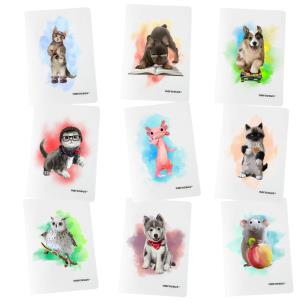 Opakowanie Zeszyt PP JOY A5 w kratkę 32 kartki 80g mix