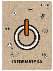 Opakowanie Zeszyt tematyczny A5/58K kratka Informatyka