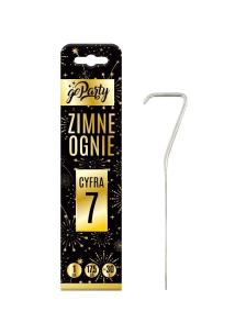 Opakowanie Zimne ognie Cyfra 7