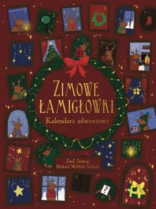 Okładka książki Zimowe łamigłówki. Kalendarz adwentowy