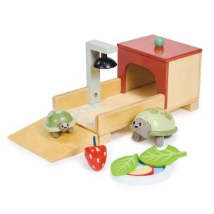 Żółwie drewniane z akcesoriami. Wydawca: Tender Leaf Toys. Multiszop.pl Opakowanie Żółwie drewniane z akcesoriami