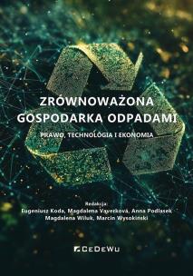 Okładka książki Zrównoważona gospodarka odpadami