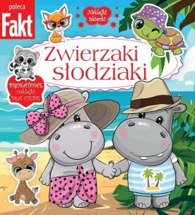 Okładka książki Zwierzaki słodziaki. Brokatowe naklejki dla ciebie