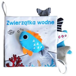 Okładka książki Zwierzątka wodne. Książeczka sensoryczna