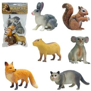 Opakowanie Zwierzęta dzikie leśne 6szt