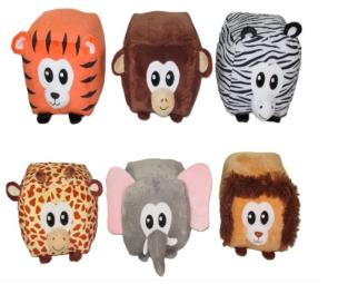 Opakowanie Zwierzęta kostka 22cm MIX