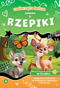 Okładka książki Zwierzęta leśne. Zadanka & rzepiki