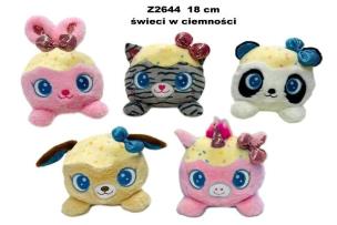 Opakowanie Zwierzęta świeci w ciemności 18cm MIX