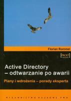 Okładka książki Active Directory odtwarzanie po awarii