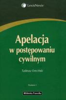 Okładka książki Apelacja w postępowaniu cywilnym