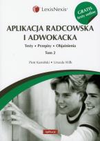 Okładka książki Aplikacja radcowska i adwokacka tom 2 + Testy online gratis