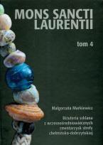 Okładka książki Biżuteria szklana z wczesnośredniowiecznych cmentarzysk chełmińsko-dobrzyńskiej t.4