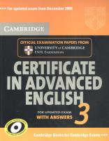 Opakowanie Cambridge Certificate in advanced English 3
