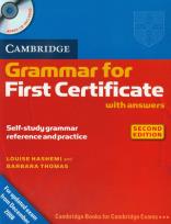 Okładka książki Cambridge Grammar for First Certificate with answers + CD