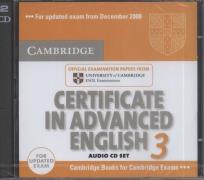 Opakowanie Certificate in advanced English 3 CD
