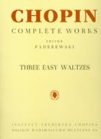 Okładka książki Chopin Complete Works Three easy waltzes