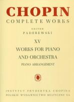 Okładka książki Chopin Complete Works XV Works for piano and orchestra