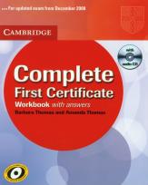 Okładka książki Complete First Certificate workbook with CD