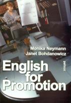 Okładka książki English for promotion