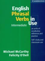 Okładka książki English Phrasal Verbs in Use intermediate