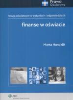 Okładka książki Finanse w oświacie Prawo oświatowe w pytaniach i odpowiedziach