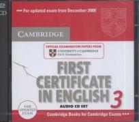Opakowanie First Certificate in English 3 CD