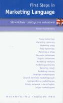 Okładka książki First Steps in Marketing Language