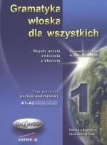 Okładka książki Gramatyka włoska dla wszystkich Reguły użycia Ćwiczenia z kluczem