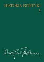 Okładka książki Historia estetyki tom 3