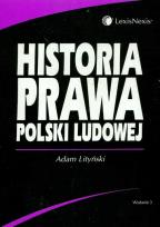 Okładka książki Historia prawa Polski Ludowej