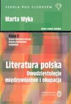 Okładka książki J.polski LO 3 Literat. Polska 20-lecie Wyka WL