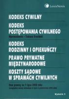 Opakowanie Kodeks Cywilny Kodeks Postepowania Cywilnego Kodeks Rodzinny i Opiekuńczy Prawo Prywatne Międzynarodowe Koszty Sądowe w Sprawach Cywilnych