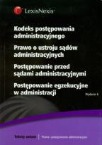 Opakowanie Kodeks Postępowania Administracyjnego Prawo o ustroju sądów administracyjnych Postępowanie przed sądami administracyjnymi Postępowanie egzekucyjne w administracji