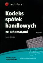 Okładka książki Kodeks spółek handlowych ze schematami