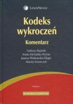 Okładka książki Kodeks wykroczeń Komentarz