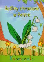 Okładka książki Kolorowanka - Rośliny chronione w Polsce