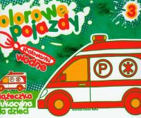 Okładka książki Kolorowe pojazdy 3 - malowanki wodne