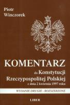Okładka książki Komentarz do Konstytucji Rzeczypospolitej Polskiej z dnia 2 kwietnia 1997 roku
