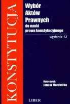 Okładka książki Konstytucja Wybór aktów prawnych do nauki prawa konstytucyjnego