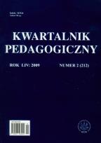 Opakowanie Kwartalnik pedagogiczny nr 2/2009