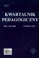 Opakowanie Kwartalnik pedagogiczny nr 4 2008